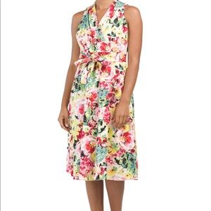 London Times Floral Cotton Dress